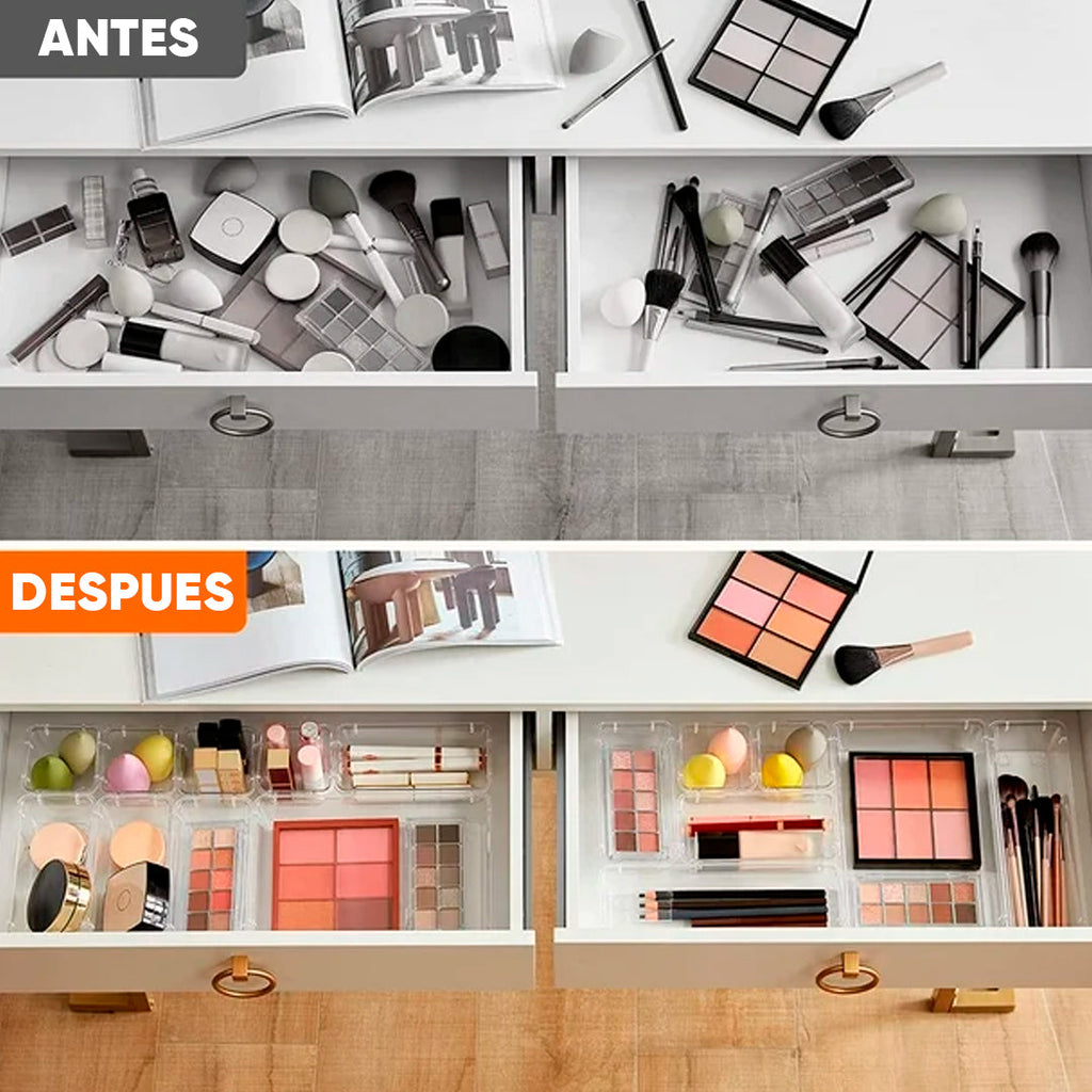 Set de 13 organizadores de cajón en acrílico vista adicional – Mil Ideas