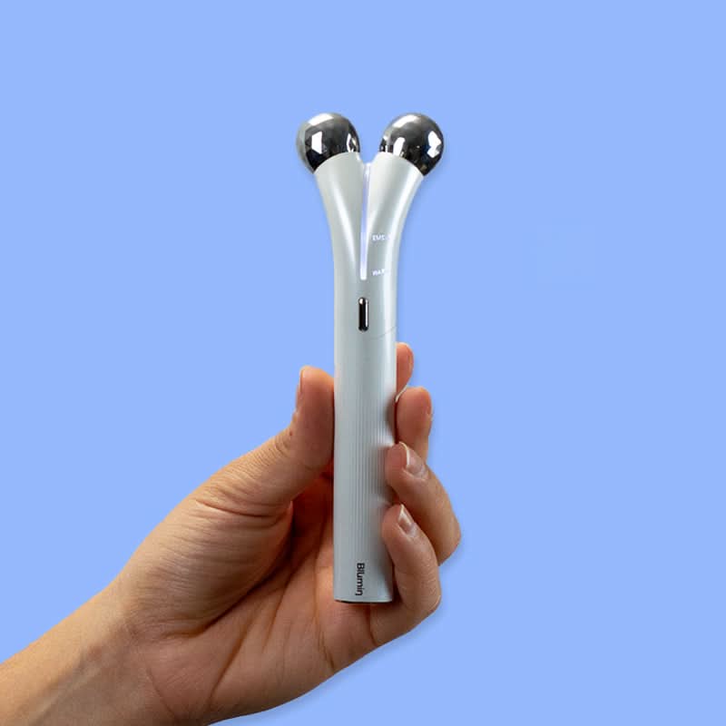 Rodillo FacialFlex masajeador de microcorriente Blumin – Mil Ideas