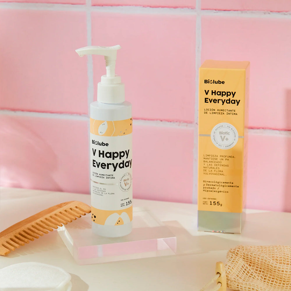 V Happy Biolube Everyday loción higiene íntima vista adicional – Mil Ideas
