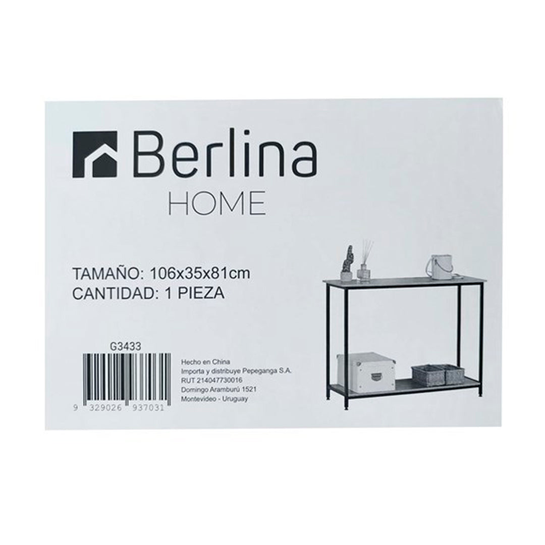 Mueble Organizador Recibidor Hierro y MDF vista adicional – Mil Ideas