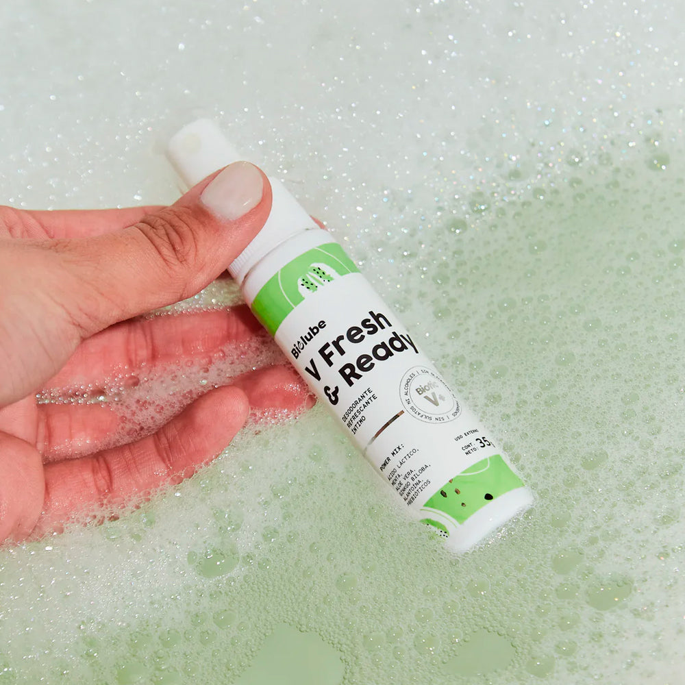 Biolube V Fresh desodorante íntimo en uso – Mil Ideas