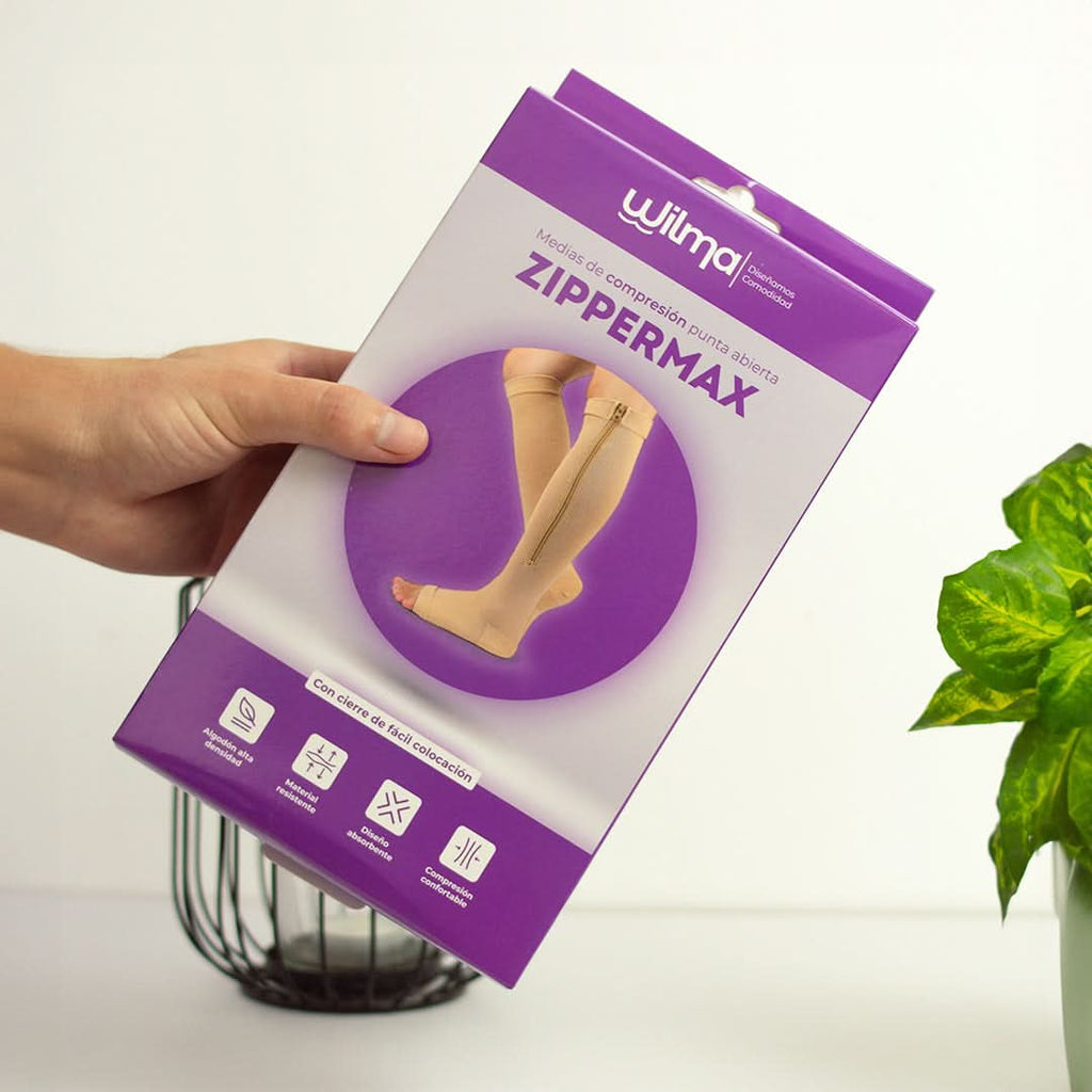 Medias Zippermax de Compresión Marca Wilma