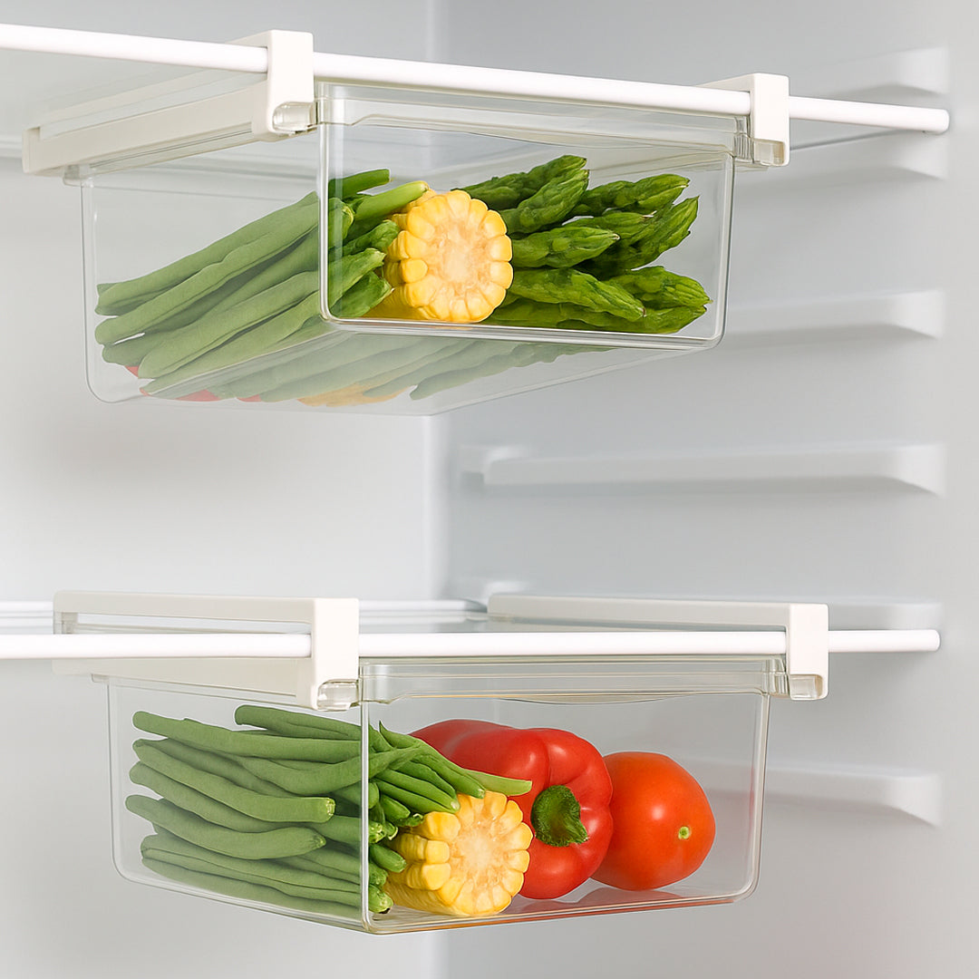 Set de 2 organizadores para heladera ajustables – Mil Ideas