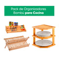Pack de Organizadores Bambú para Cocina – Mil Ideas