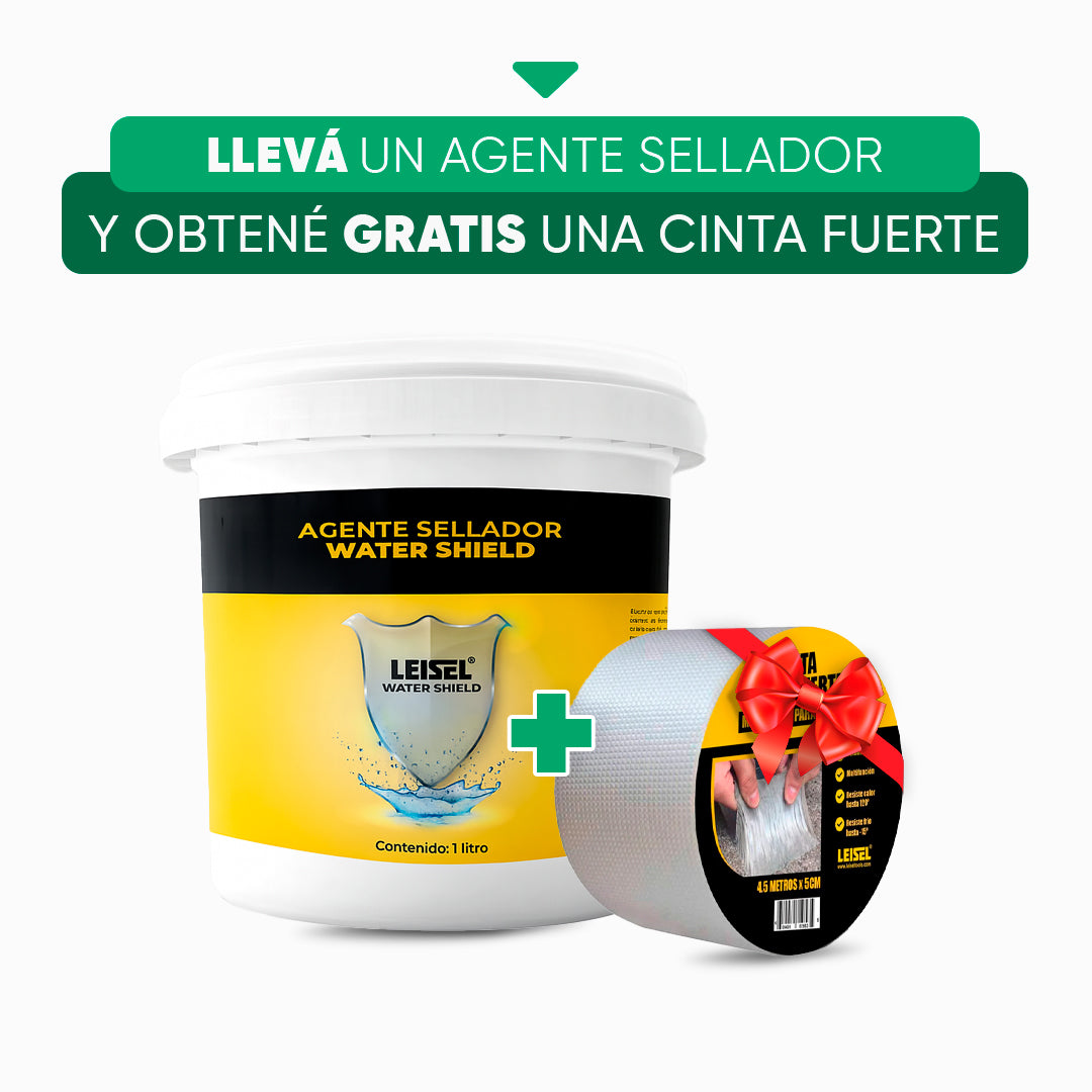 Sellador Water Shield con cinta metalizada de regalo – Mil Ideas