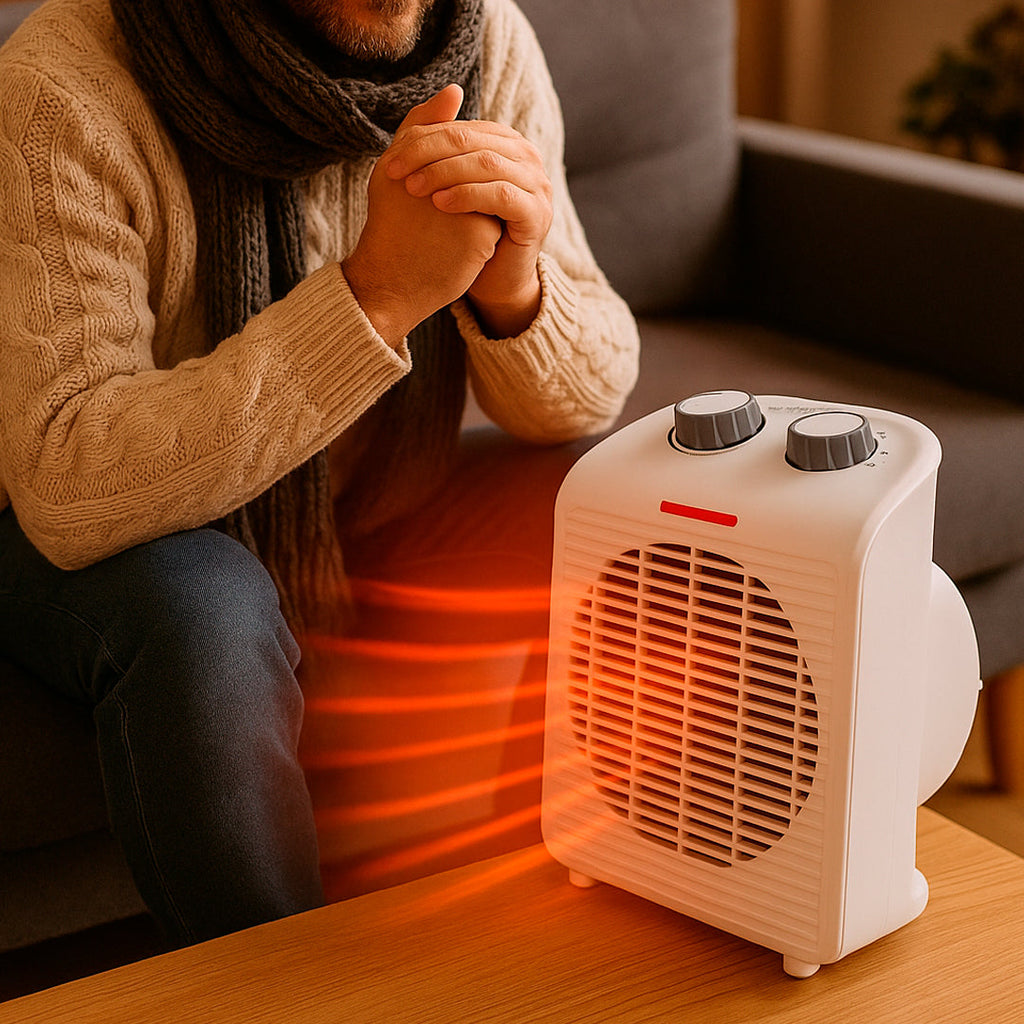Caloventilador TitanHeat 2000W en uso – Mil Ideas