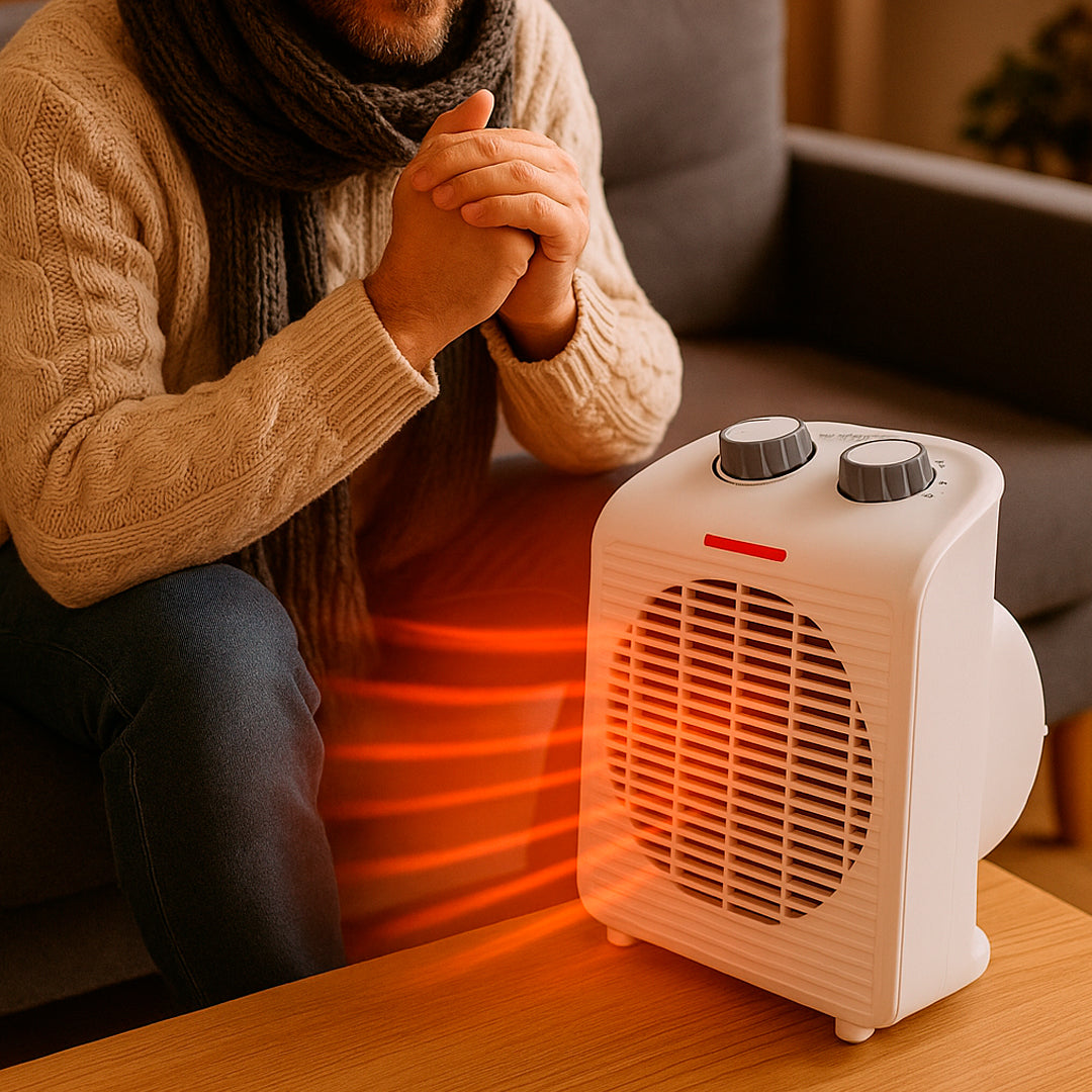 Caloventilador TitanHeat 2000W en uso – Mil Ideas
