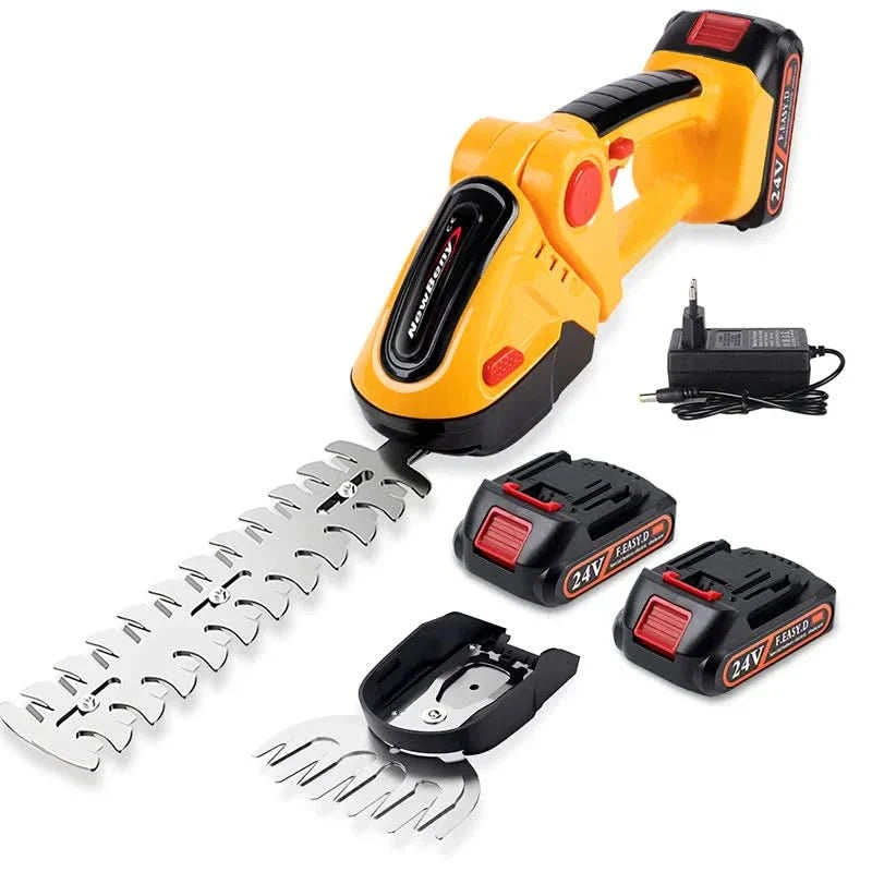 Podadora a Batería + Mini Motosierra Leisel detalle – Mil Ideas