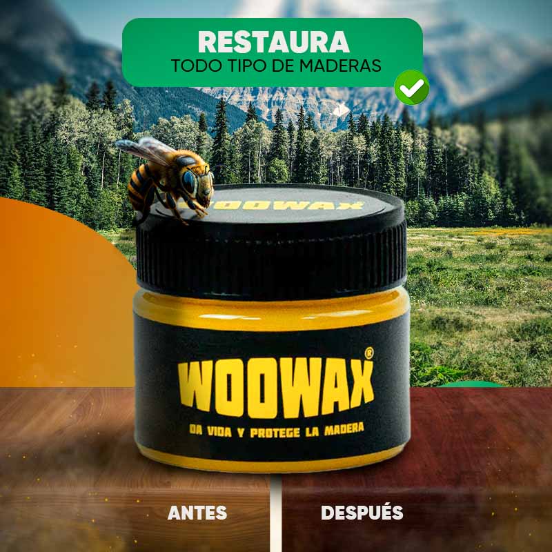 Pack 2 lustrador de muebles y madera WooWax vista adicional – Mil Ideas