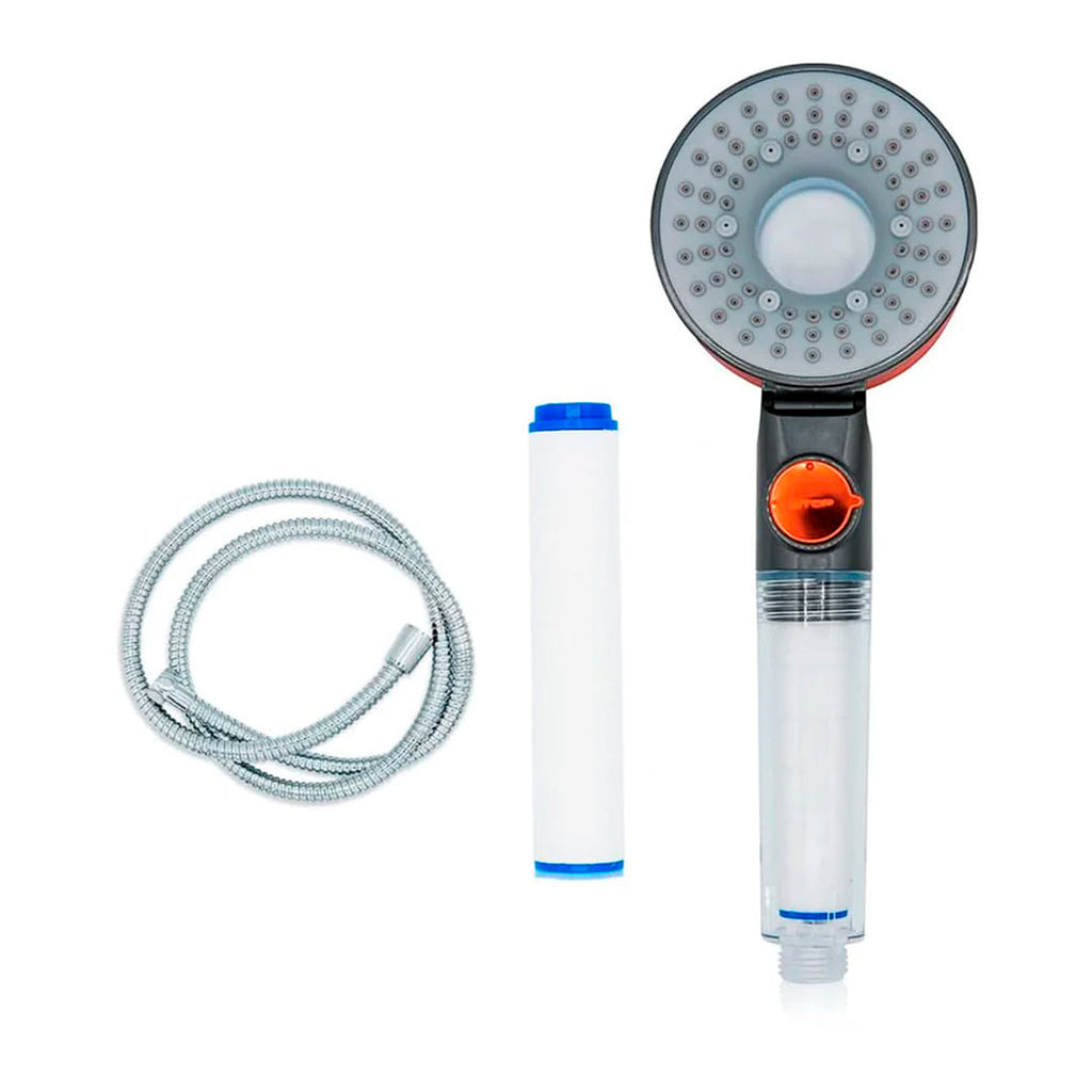 Cabezal doble cara de ducha con 3 modos y filtro – Mil Ideas
