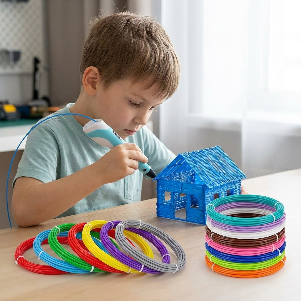 Set de 30 Rollos de 3mt para Lapiz 3d Filamento PLA