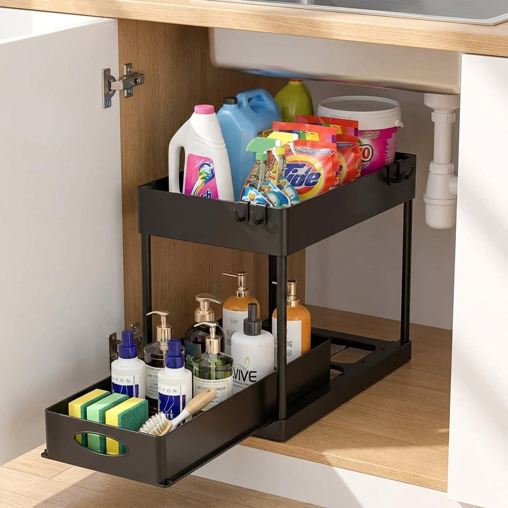 Organizador Multiuso Bajo Mesada Cocina Baño