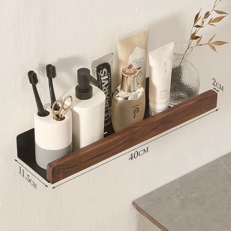 Estante Luxury aluminio madera detalle – Mil Ideas