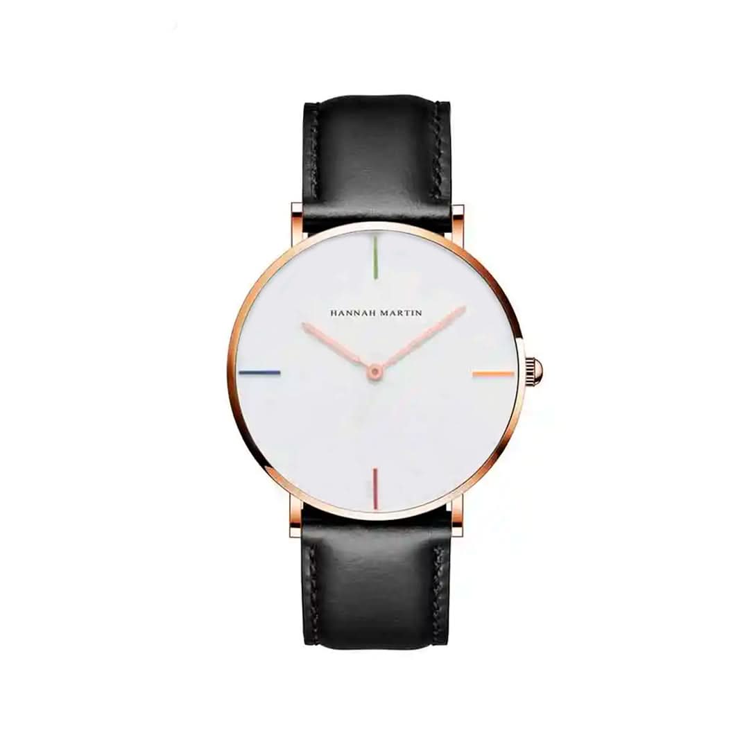 Reloj Hannah Martin Simply pulsera de cuero – Mil Ideas