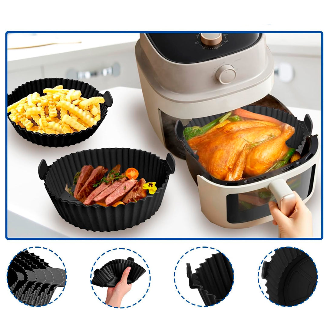 Bandeja de silicona para freidora sin aceite vista adicional – Mil Ideas