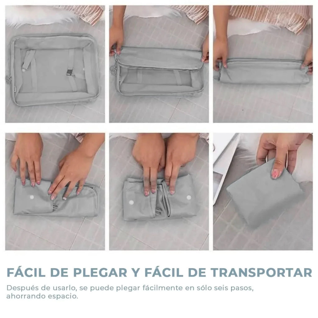 Bolsas organizadoras para viaje 8 piezas vista adicional – Mil Ideas