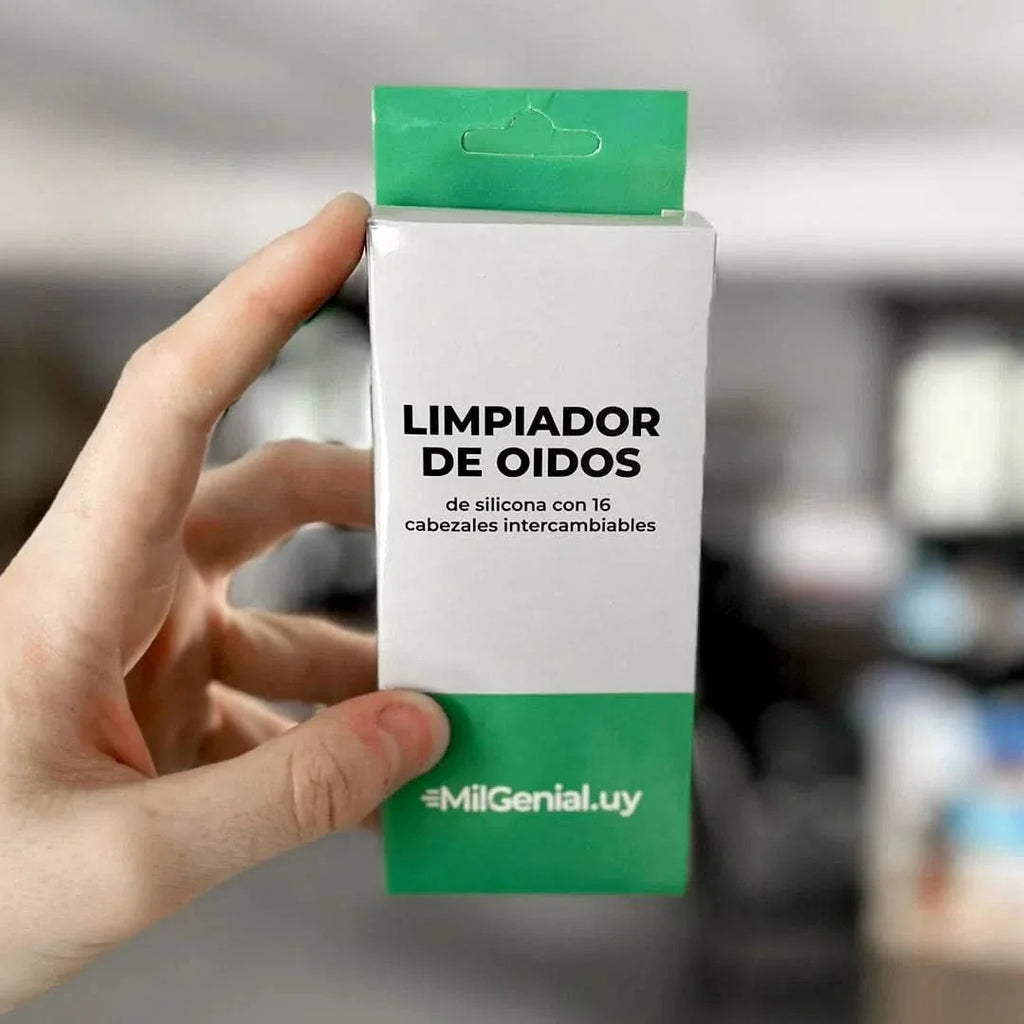 Limpiador de Oídos de Silicona con 16 Punteros Mil Ideas