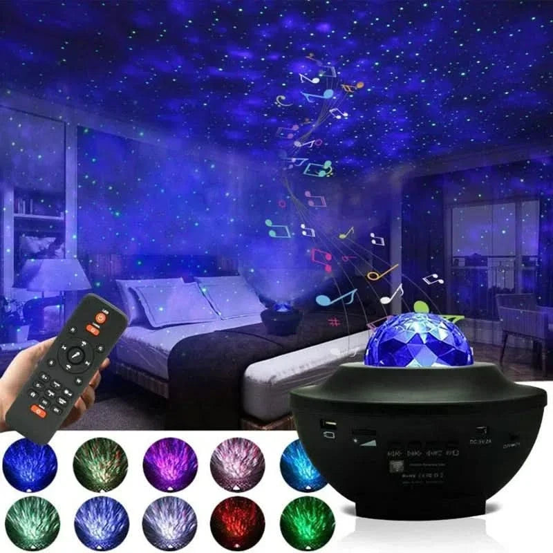 Proyector Inteligente Galaxia con Altavoz y Música