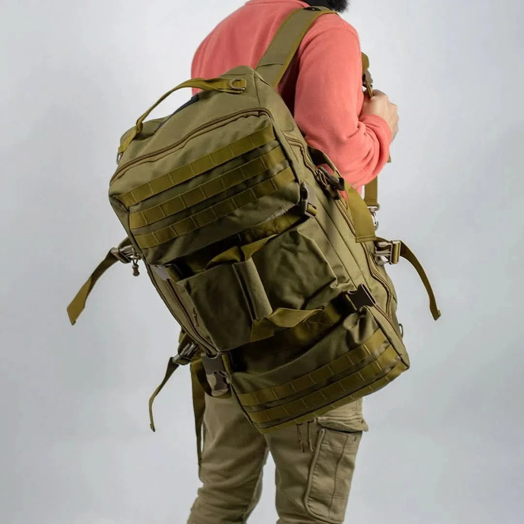 Mochila Táctica Airsafe en uso – Mil Ideas