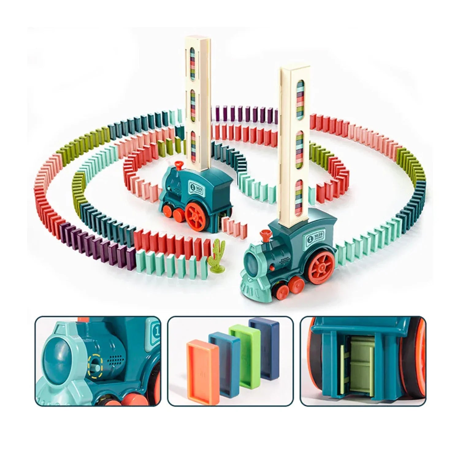 Tren Didáctico Domino con Música y Piezas – Mil Ideas