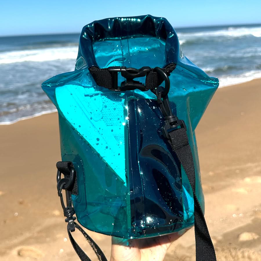 Mochila dry bag impermeable para playa 5 litros detalle – Mil Ideas