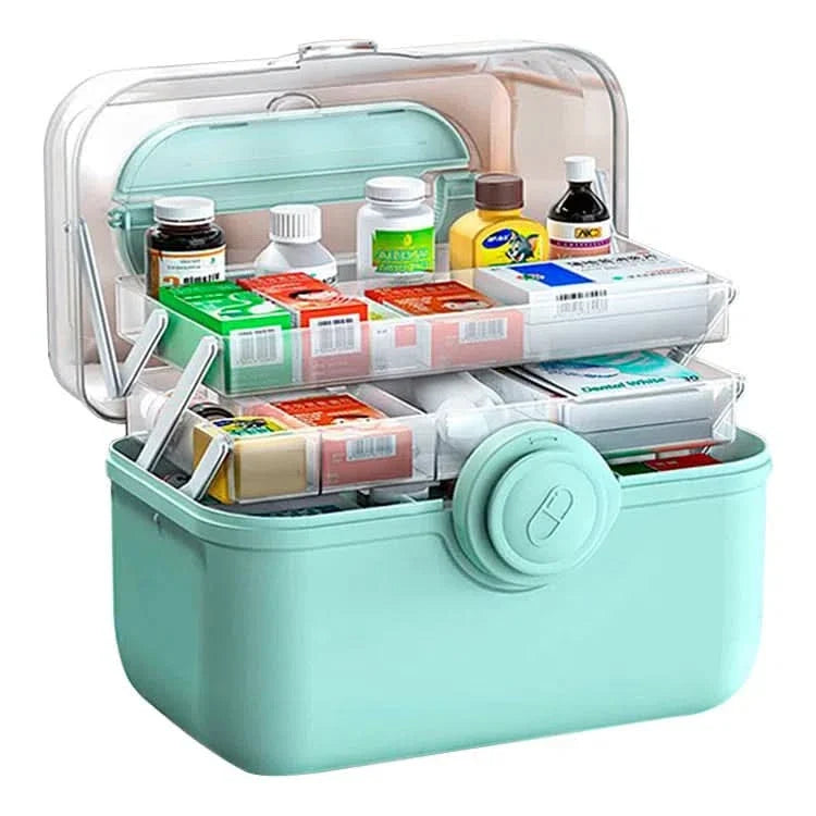 Organizador de medicamentos bucket 3 divisiones – Mil Ideas