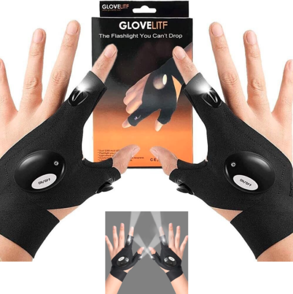 Par de guantes linternas con luces LED – Mil Ideas