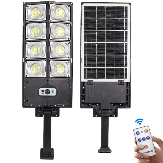 Foco Solar 240 LED 150W con Control Remoto vista adicional – Mil Ideas