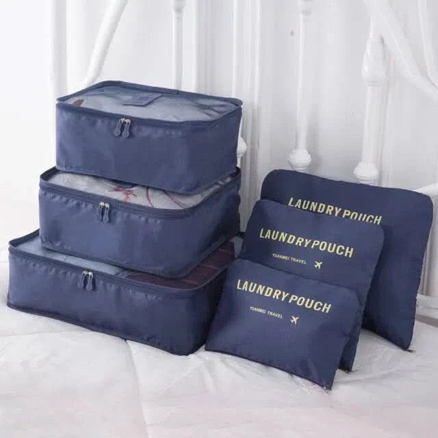 Set 6 bolsas organizadoras de viaje vista adicional – Mil Ideas