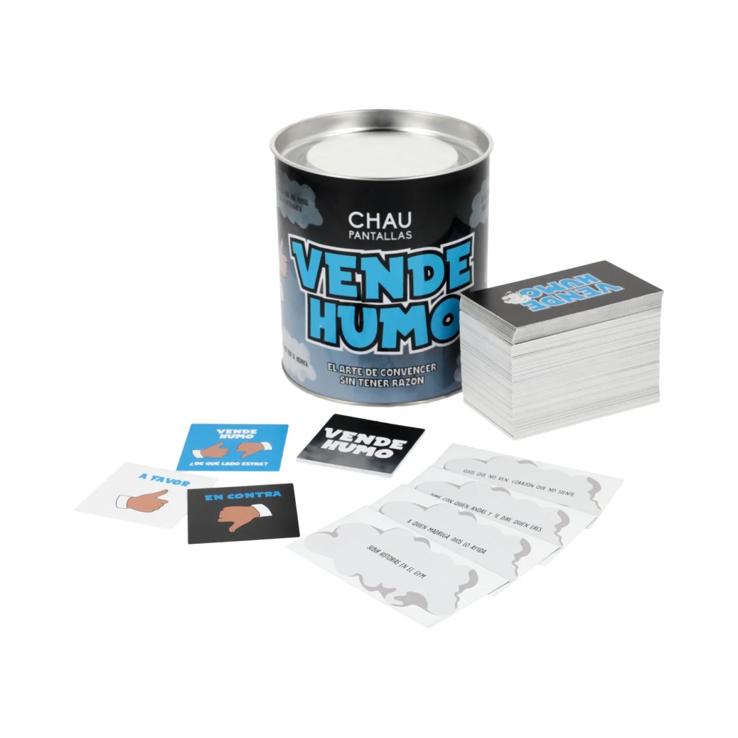 Juego de Mesa Vende Humo Chau Pantallas en uso – Mil Ideas
