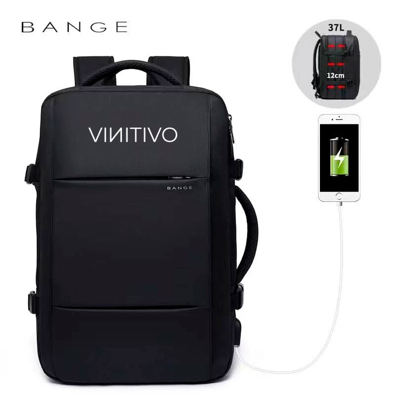 Mochila Bange Gran Capacidad 37 Litros con USB – Mil Ideas