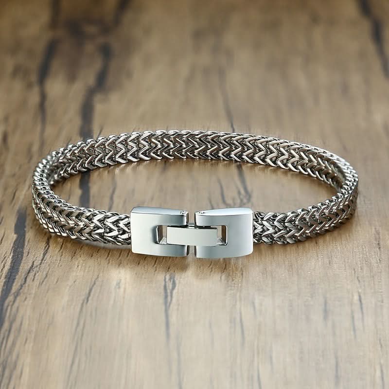 Pulsera de acero inoxidable vista adicional – Mil Ideas