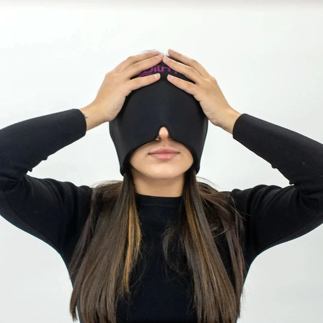 Gorro gel migraña CoolRelax detalle – Mil Ideas