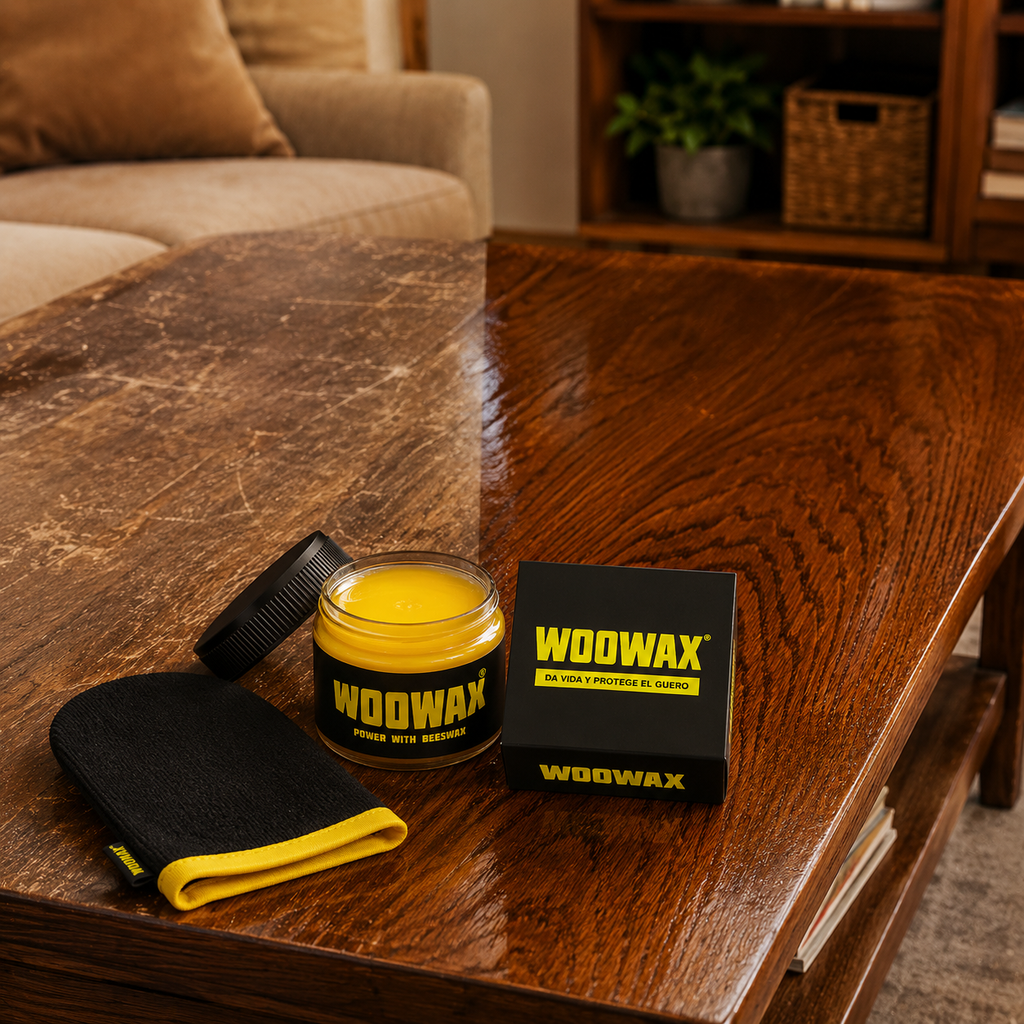 Lustrador de Muebles y Madera de Cera de Abejas WooWax