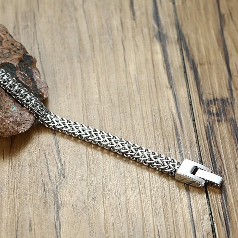 Pulsera de acero inoxidable vista adicional – Mil Ideas